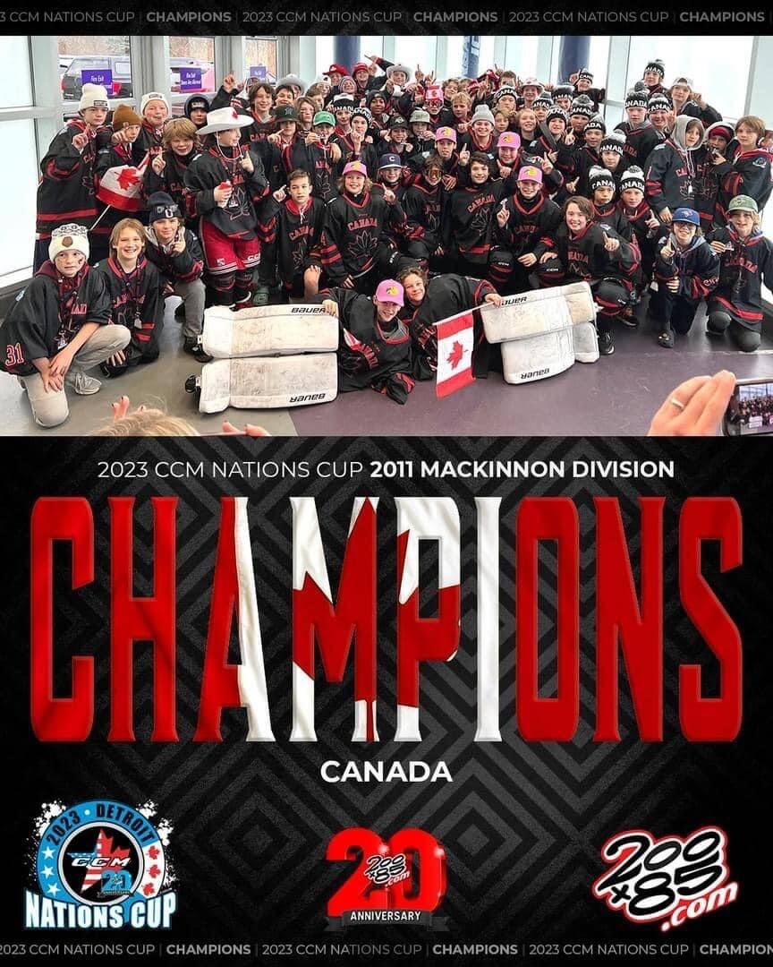 News > U13A Nations Cup Champions (Hespeler Minor Hockey Association)